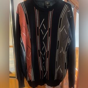 Vintage F/X Fusion Unique Graphic Crewneck Sweater, Men’s L casual classic